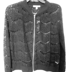 Lace sweatshirt glam